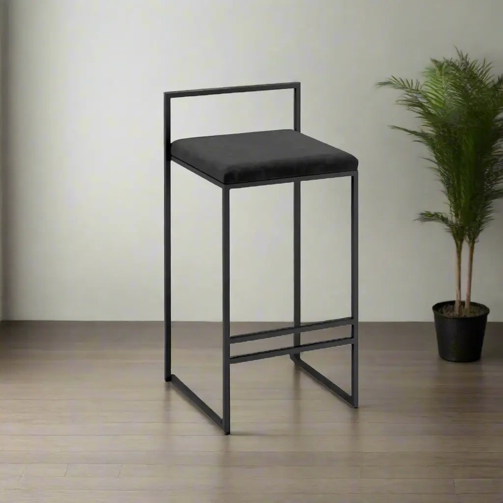 Bar Chair - Steel and Wood
