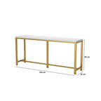 Table with dimensions on a white background