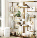 Elegant Gold Metal Display Unit