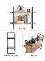 Linear Steel Display Unit