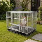 Pet Cage Stainless Steel 125 cm Durable & Rust-Resistant