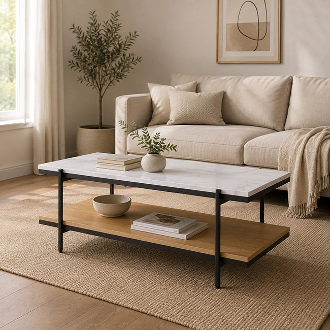 Pierce Marble Coffee Table
