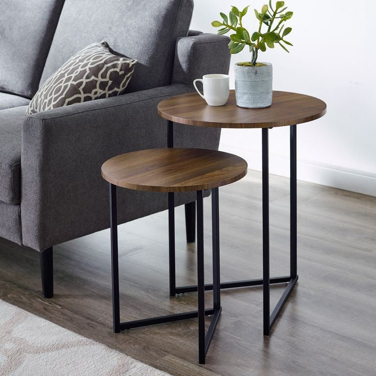 Modern Pedestal Side Table