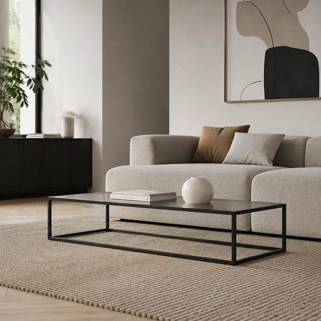 Salvador Glass Rectangular Coffee Table