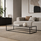 Salvador Glass Rectangular Coffee Table