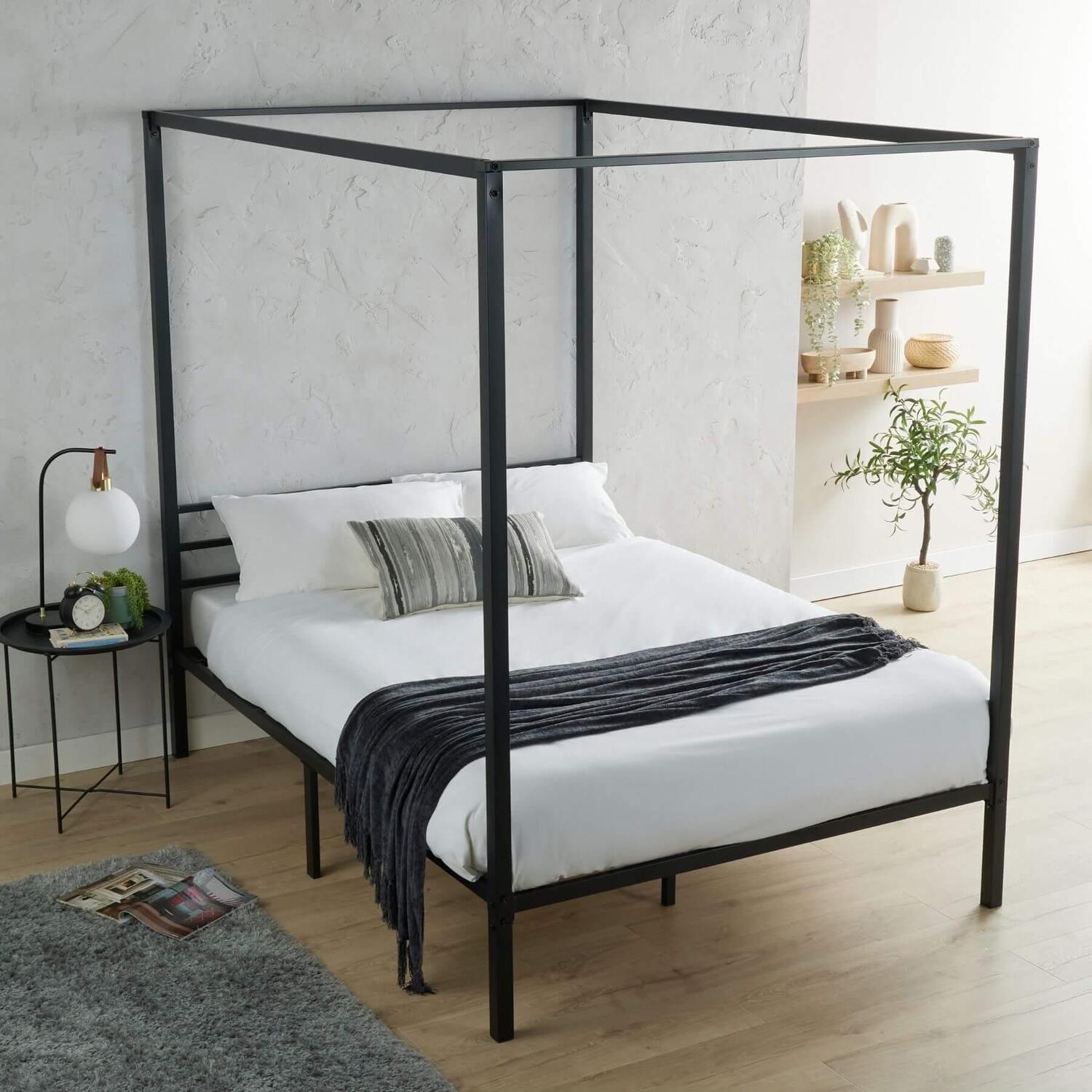 Sierra Four Poster Metal Bed Frame