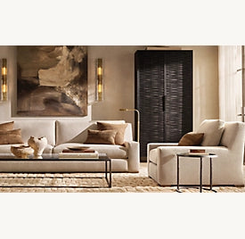 SALVADOR GLASS RECTANGULAR COFFEE TABLE