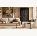 SALVADOR GLASS RECTANGULAR COFFEE TABLE
