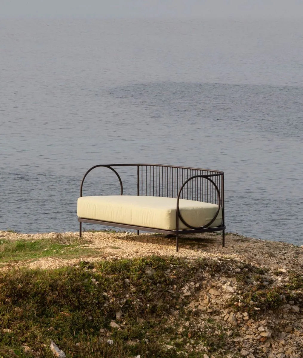 Ariete iron sofa colour bronze