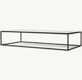SALVADOR GLASS RECTANGULAR COFFEE TABLE