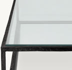 SALVADOR GLASS RECTANGULAR COFFEE TABLE