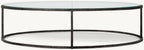 SALVADOR GLASS ROUND COFFEE TABLE
